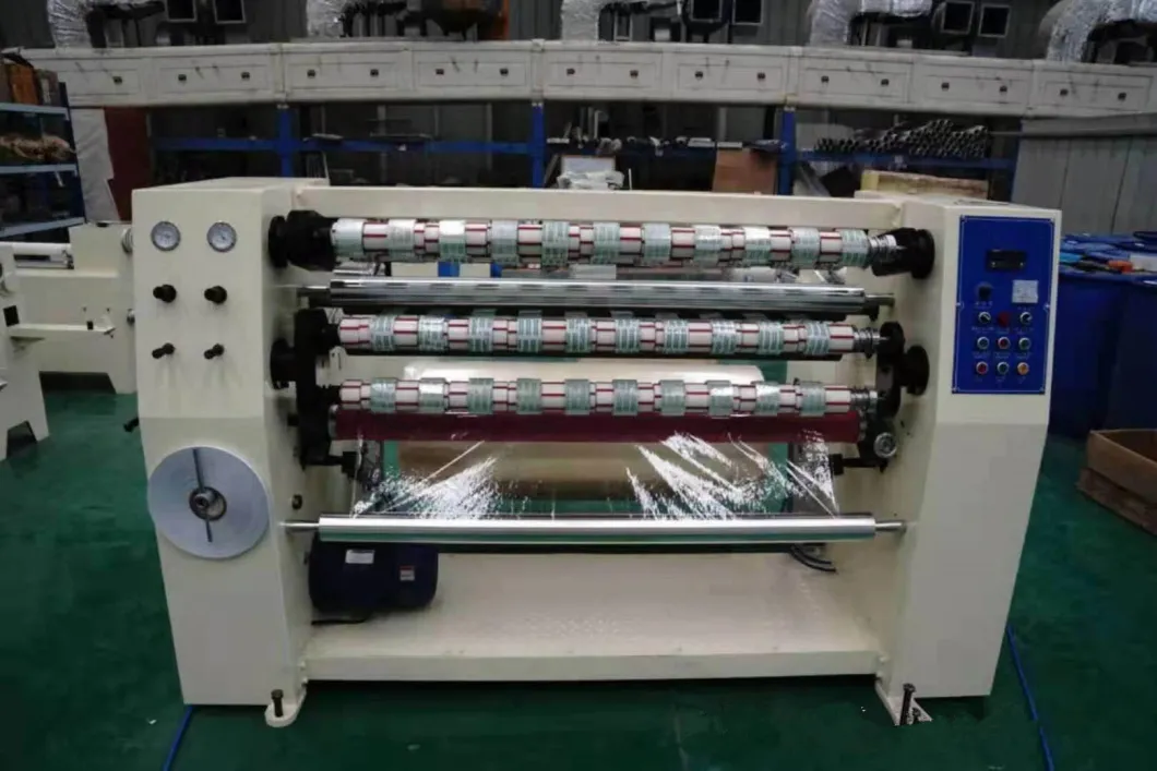 Transparent BOPP Packing Jumbo Roll Tape Slitting Machine